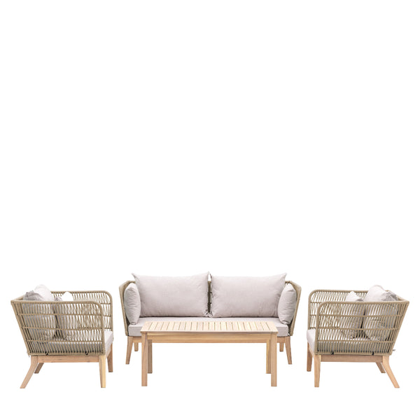 beau monde Gallery Direct Cataldo Lounge Set Natural