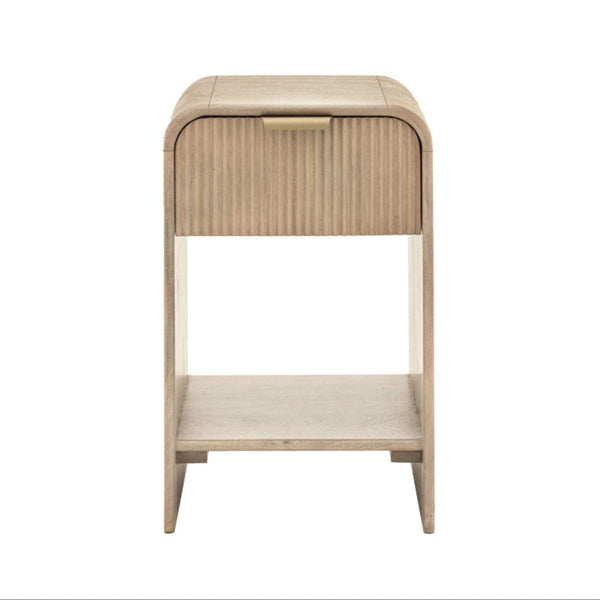 Beau Monde Gallery Direct Colonna 1 Drawer Bedside 350x400x550mm