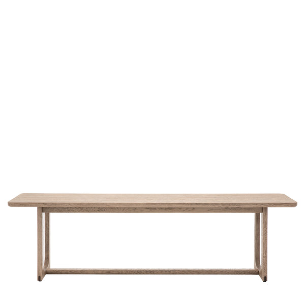 Beau Monde Gallery Direct Craft Dining Bench Smoked 1650x380x450mm