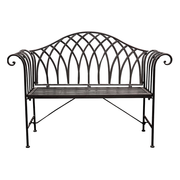 Beau Monde Gallery Direct Duchess Outdoor Bench Noir