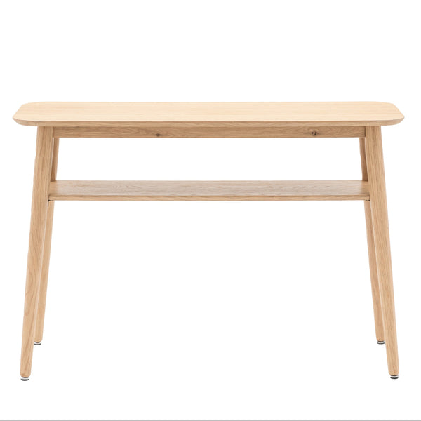 Beau Monde Gallery Direct Hatfield Console Table Natural 1100x350x750mm