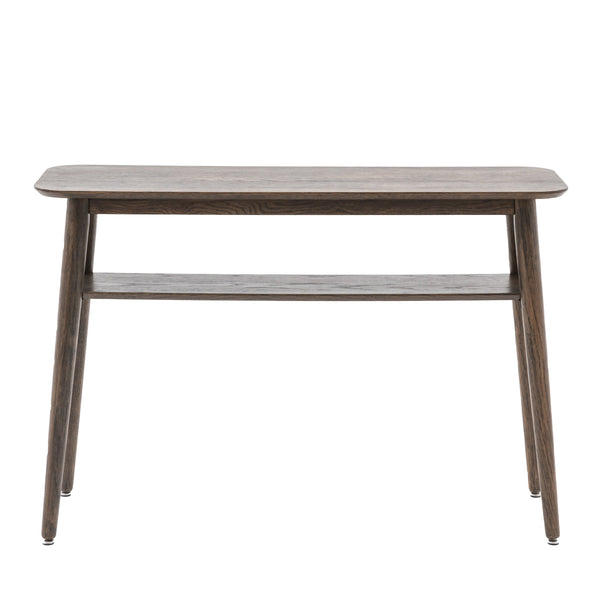 Beau Monde Gallery Direct Hatfield Console Table Smoked 1100x350x750mm