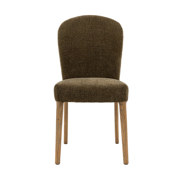 Beau Monde Gallery Direct Hinton Dining Chair Moss Green (2pk) 600x455x890mm