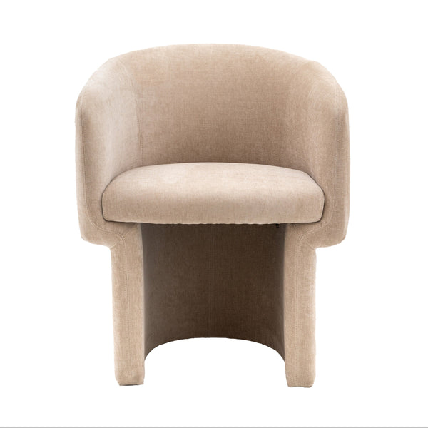 beau monde Gallery Direct Holm Dining Chair Cream 640x620x760mm