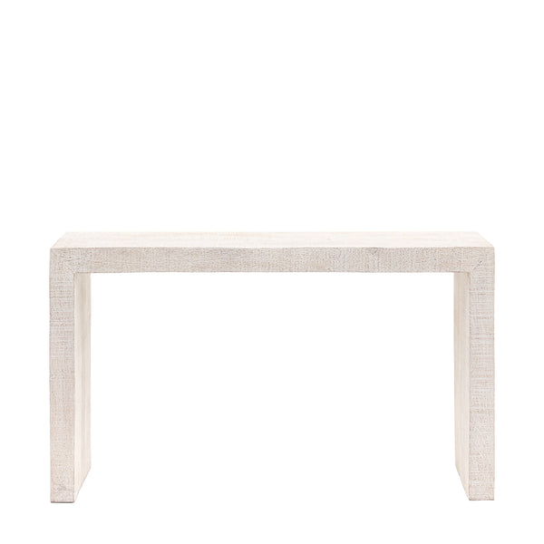 Beau Monde Gallery Direct Iowa Console Whitewash 1400x360x800mm