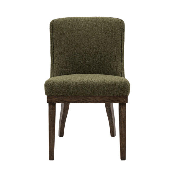beau monde Gallery Direct Kelvedon Dining Chair Green (2pk) 515x635x845mm