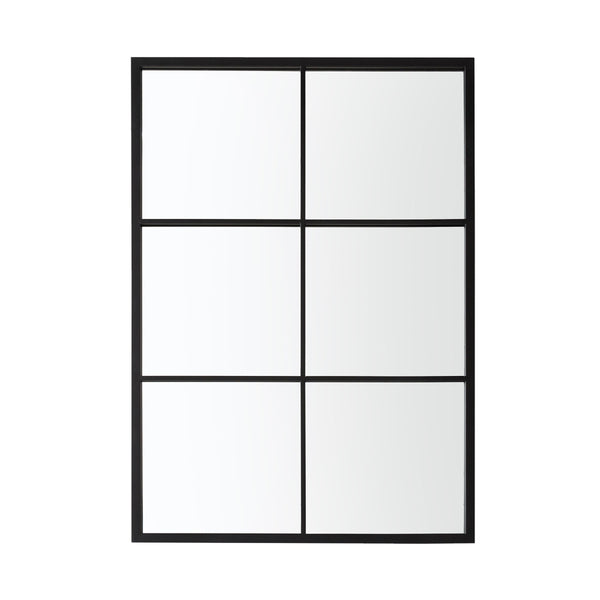 Beau Monde Gallery Direct Knowlton Outdoor Mirror Black 1000x700mm