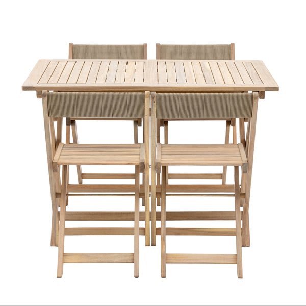 beau monde Gallery Direct Lindos Folding Dining Set
