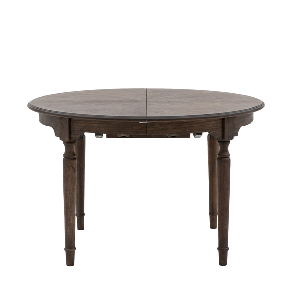 Beau Monde Gallery Direct Madison Ext Round Table 1200/1600x1200x750mm