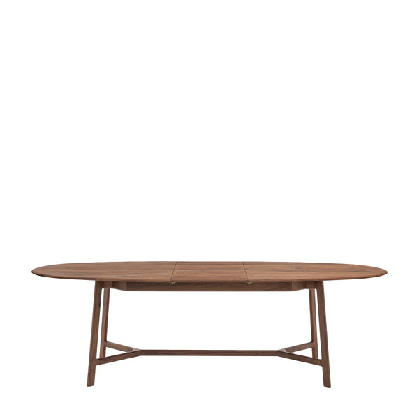 Beau Monde Gallery Direct Madrid Ext Dning Table Walnut 2000/2500x1000x760mm