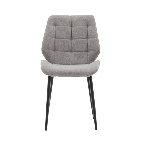 Beau Monde Gallery Direct Manford Dining Chair Light Grey (2pk)