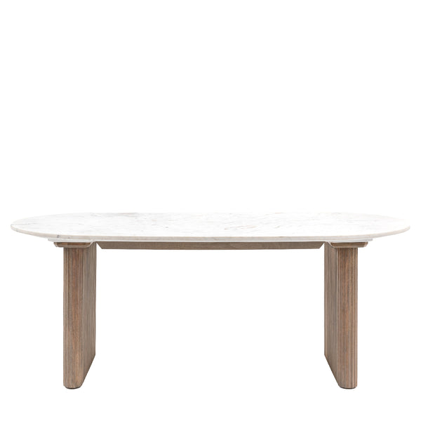 Beau Monde Gallery Direct Marmo Dining Table 2000x900x760mm