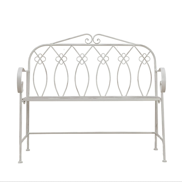 Beau Monde Gallery Direct Matera Outdoor Bench Vanilla