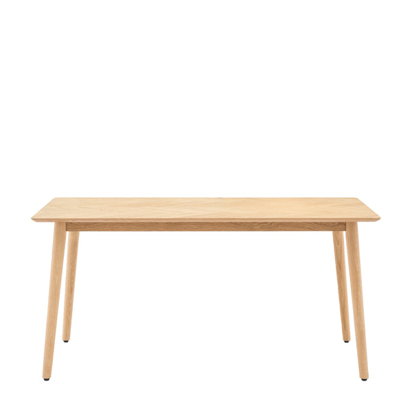 Beau Monde Gallery Direct Milano Dining Table 1600x900x760mm