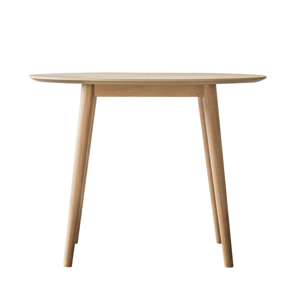 Beau Monde Gallery Direct Milano Round Dining Table 1000x1000x760mm