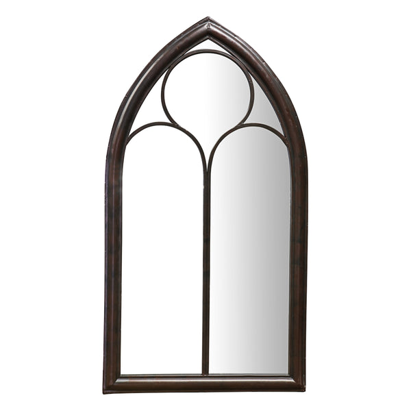Beau Monde Gallery Direct Monica Outdoor Mirror Noir 610x40x1120mm