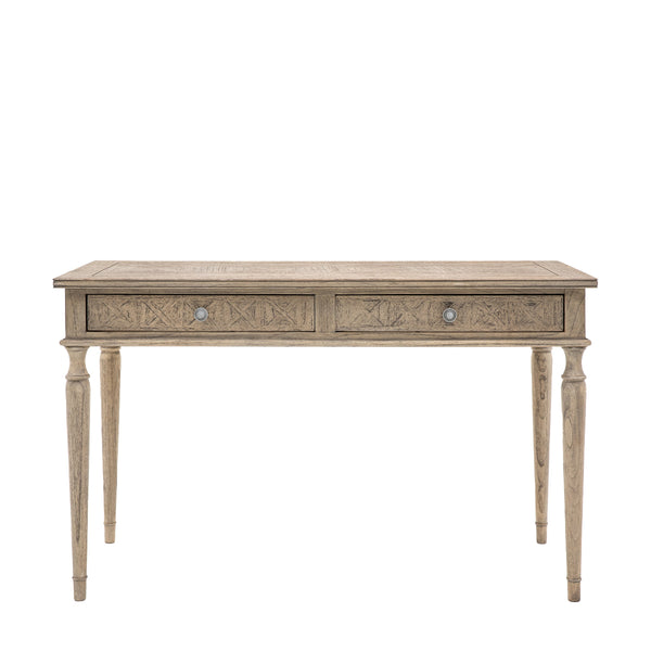 beau monde Gallery Direct Mustique 2 Drawer Desk 1300x600x780mm
