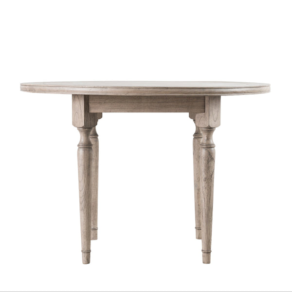 beau monde Gallery Direct Mustique Round Dining Table 1100x1100x750mm