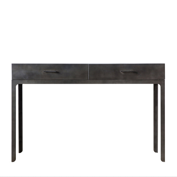 beau monde Gallery Direct Ottinge 2 Drawer Desk 1200x450x790mm