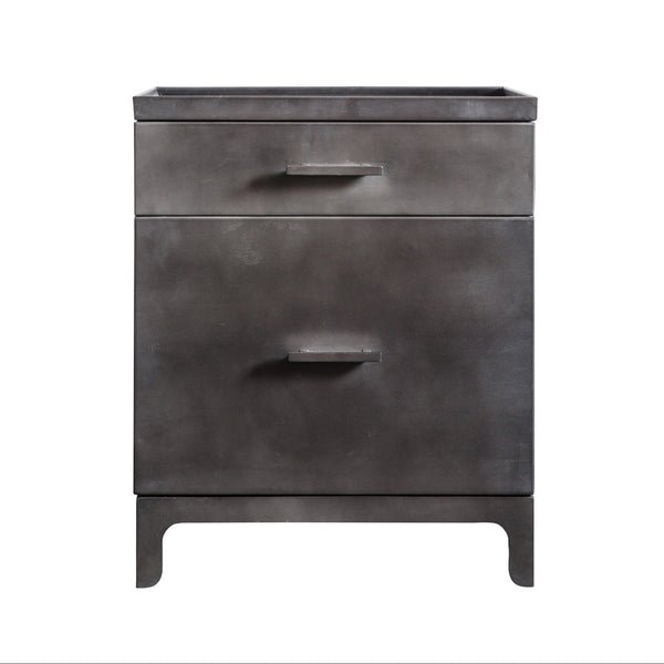 beau monde Gallery Direct Ottinge 2 Drawer Side Table 430x450x530mm
