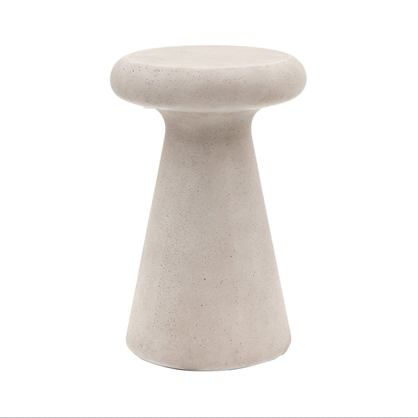Beau Monde Gallery Direct Pavia Side Table Concrete 300x300x460mm
