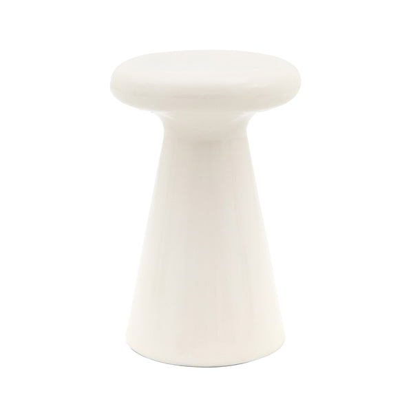 beau monde Gallery Direct Pavia Side Table Cream 300x300x460mm