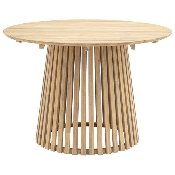 beau monde Gallery Direct Rialto Round Dining Table 4 Seater 1100x1100x750mm