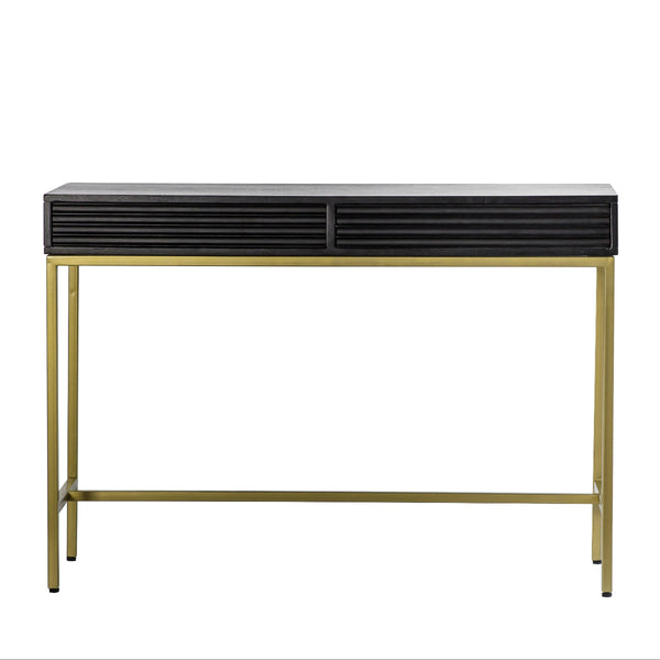 beau monde Gallery Direct Ripple 2 Drawer Console Table 1100x400x780mm