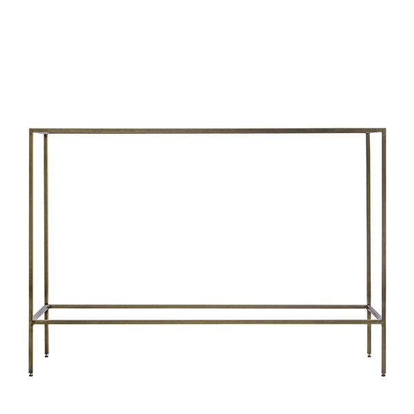 Beau Monde Gallery Direct Rothbury Console Table Champagne 1100x350x760mm