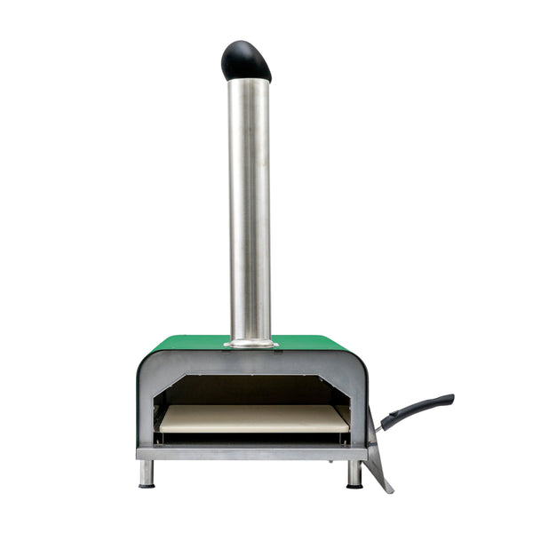 Beau Monde Gallery Direct Sassari Pellet Pizza Oven Green