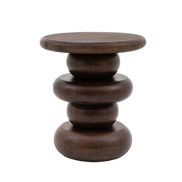 Beau Monde Gallery Direct Sculpt Side Table 400x400x450mm