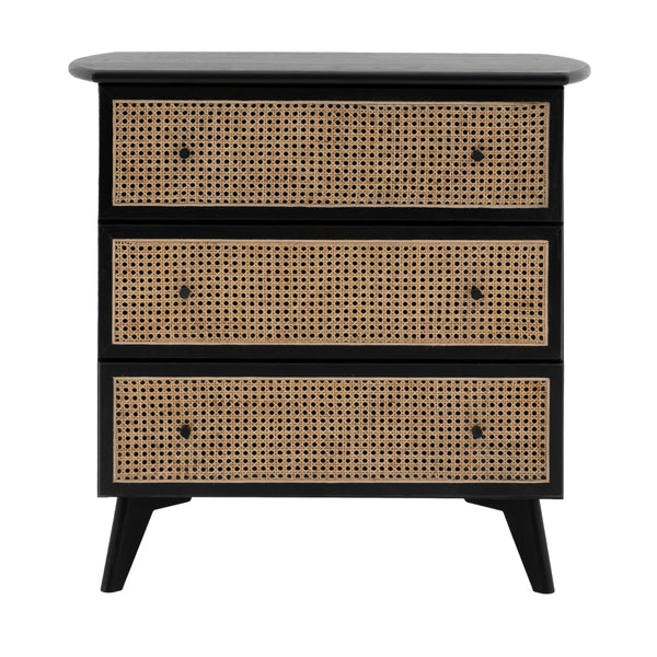 Beau Monde Gallery Direct Skylar 3 Drawer Chest 900x450x870mm