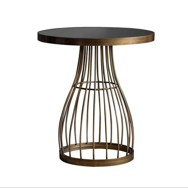 Beau Monde Gallery Direct Southgate Side Table Bronze 500x500x550mm