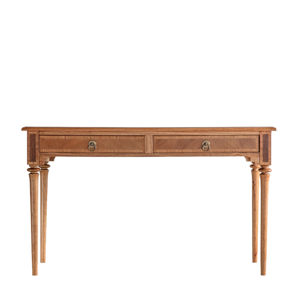 beau monde Gallery Direct Symphony 2 Drawer Desk 1300x600x770mm