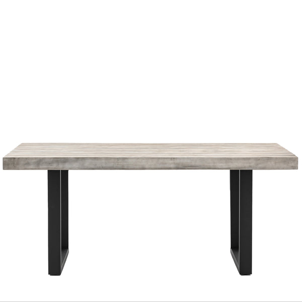 Beau Monde Gallery Direct Taranto Dining Table 6 Seater 1800x900x750mm