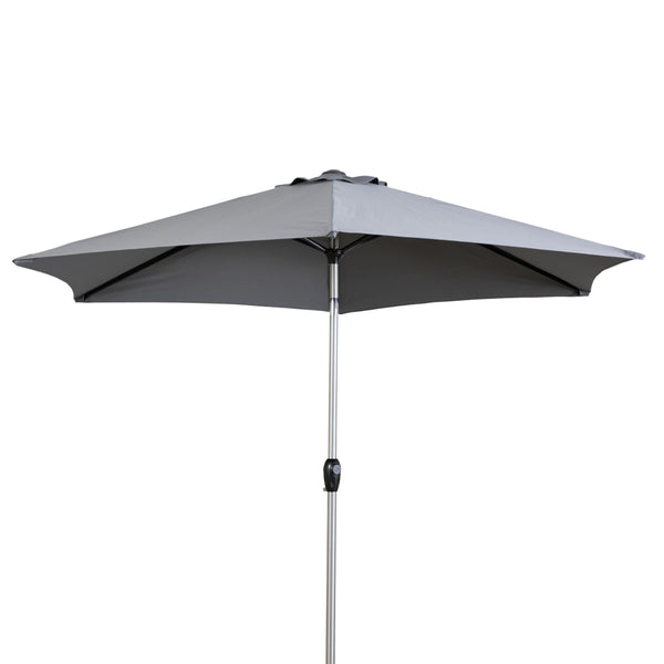 Beau Monde Gallery Direct Vazzano 2.7m Parasol Grey