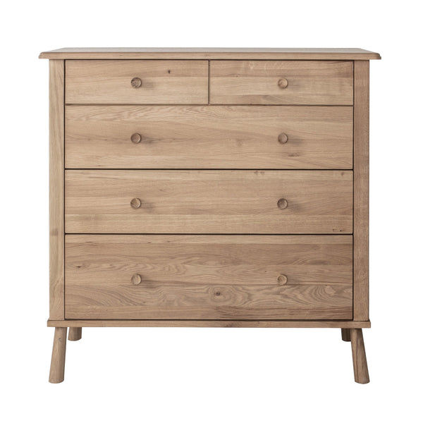 Beau Monde Gallery Direct Wycombe 5 Drawer Chest 980x450x954mm