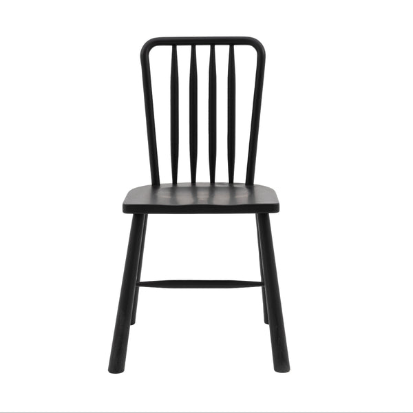 beau monde Gallery Direct Wycombe Dining Chair Black 450x455x920mm (2pk)