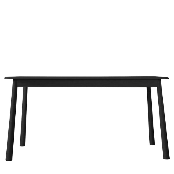 beau monde Gallery Direct Wycombe Dining Table Black 1500x900x750mm