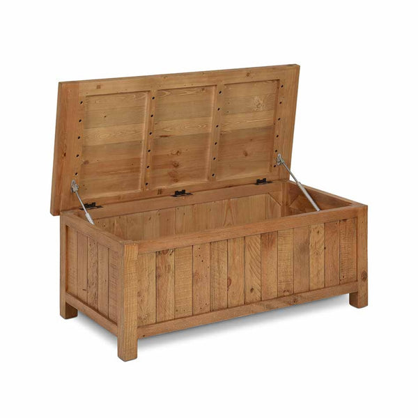 beau monde Garden Trading Ashwell Blanket Box - Natural