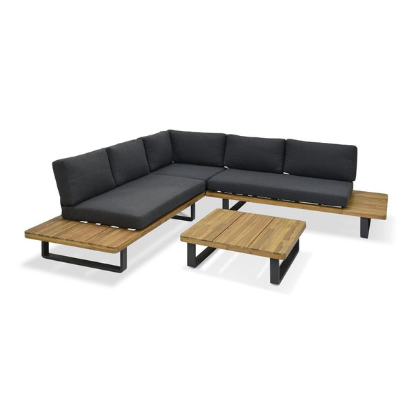 Beau Monde Garden Trading Bayworth Corner Sofa Set Natural