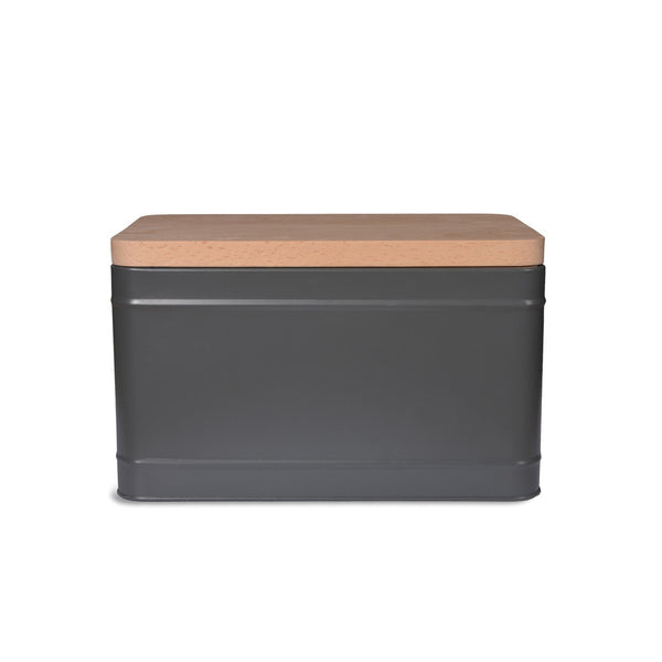 Beau Monde Garden Trading Borough Bread Bin Charcoal
