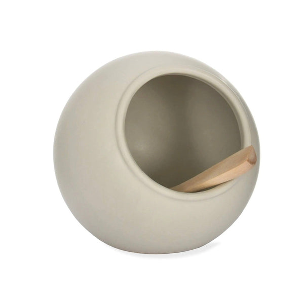 Beau Monde Garden Trading Classic Salt Cellar White