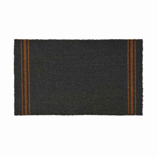 beau monde Garden Trading Doormat Triple Stripe Charcoal