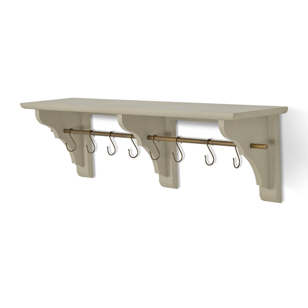 beau monde Garden Trading Medium Walcote Shelf In Clay