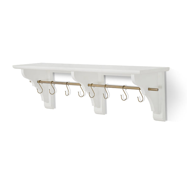 Beau Monde Garden Trading Medium Walcote Shelf In Lily White