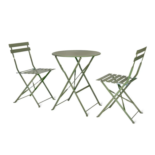Beau Monde Garden Trading Rive Droite Bistro Set Small Thistle Green