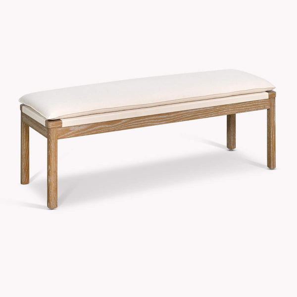 beau monde Garden Trading Templecombe Bench Oatmeal