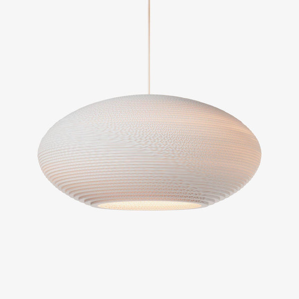 beau monde Graypants Scraplight Disc 24 Pendant Lamp White