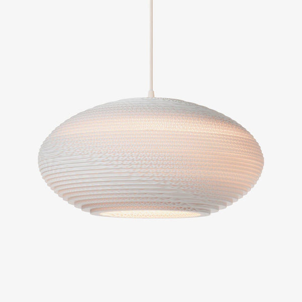 beau monde Graypants Scraplights Disc 20 Pendant Lamp - White